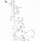 Mule 4010 Trans4x4 Hardwoods Green HD (KAF620-S9F) Глушитель