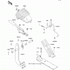 Mule 4010 Trans4x4 Diesel (KAF950-G9F) Педаль и рычаг тормоза