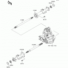 Mule 600 (KAF400-B8F) Задняя ось