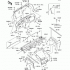 Mule 610 4x4 (KAF400-A8F) Детали рамы (фронт)