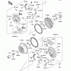 Mule 610 4x4 (KAF400-A8F) Задние тормоза