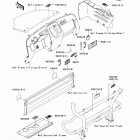 Mule 610 4x4 XC (KAF400-DAF) Наклейки предупреждения