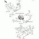 Mule 4010 Trans4x4 Hardwoods Green HD (KAF620-S9F) Крепление двигателя