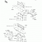 Mule 4010 Trans4x4 Diesel (KAF950-G9F) Заднее крыло