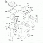 Mule 600 (KAF400-B8F) Воздухозаборник