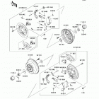 Mule 600 (KAF400-B8F) Задние тормоза
