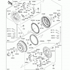 Mule 4010 Trans4x4 Diesel (KAF950-G9F) Передние тормоза