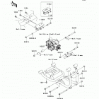 Mule 4010 Trans4x4 (KAF620-RAF) Крепление двигателя