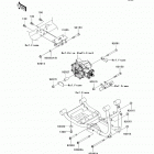 Mule 4010 Diesel 4X4 (KAF950-F9F) Крепление двигателя