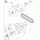 Mule 600 (KAF400-B8F) Вариатор