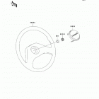 Mule 600 (KAF400-B8F) Рулевое колесо