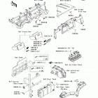 Mule 4010 Diesel 4X4 (KAF950-F9F) Наклейки предупреждения