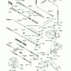 Mule 4010 Trans4x4 Diesel (KAF950-G9F) Тросы управления