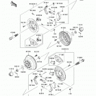 Mule 600 (KAF400-B8F) Передние тормоза