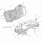 A13DN5EAF/EAR SPORTSMAN TOURING 550 EPS Body, front cargo box