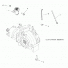 SPORTSMAN X2 550 INTL - A14TN55FA Drive train, gearcase mounting, front