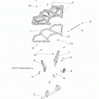 A13GH8EFK 850 SCRAMBLER HO EPS INTL Body, rear rack