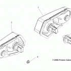 A13ZN8EAD/K/L/T SPORTSMAN XP 850 HO EPS Задний сигнал