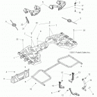 A13DN8EAF/EAL/EAR SPORTSMAN TOURING 850 HO EPS Задняя засть багажник