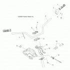 A13MH46AF/AX/MS46AX SPORTSMAN 400 HO 4X4 Управление, руль и средства управления