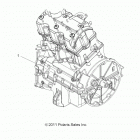 A13DN8EAF/EAL/EAR SPORTSMAN TOURING 850 HO EPS Двигатель