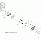 SPORTSMAN 800 EFI 6X6 - A13CF76AA Вал заднего привода