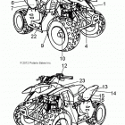 A13KA05AD/AF OUTLAW 50 Наклейки