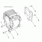 A13FA09AA SPORTSMAN 90 Цилиндр двигателя