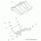 A17SVS95CM/T95C2 SCRAMBLER 1000 TRACTOR Body, gauge pod