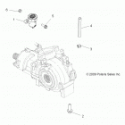 A13TN55AA/AZ SPORTSMAN X2 550 Drive train, gearcase mounting, front