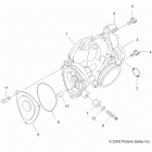 A13DN5EAF/EAR SPORTSMAN TOURING 550 EPS Корпус дросселя