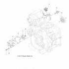 A13TN55AA/AZ SPORTSMAN X2 550 Engine, cooling system and water pump