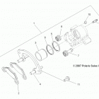 A13GH85AJ/EAK 850 SCRAMBLER HO/EPS HO Задние тормозные  колодки