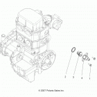 A13CF76FF SPORTSMAN FOREST 800 6X6 Engine, cooling system thermostat