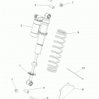 A13GH85AJ/EAK 850 SCRAMBLER HO/EPS HO Suspension, shock, rear, mounting