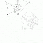 A13NA32FA TRAIL BLAZER 330 INTL Engine, carburetor bracket