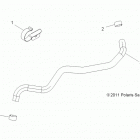 A13DN8EFW SPORTSMAN TOURING 850 EPS INTL Engine, cooling bypass