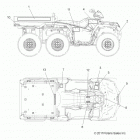 A13CF76FF SPORTSMAN FOREST 800 6X6 Наклейки