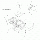 A13MB46TH HAWKEYE 400 HO 2X4 HD Крепеж КПП