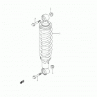 LT-A500X,Z Задний амортизатор
