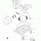 LT A400F,Z Масляный насос