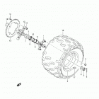 LT Z400 Z Заднее колесо левое