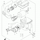 LT A400F,Z Воздухозаборник