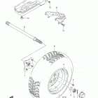 LT A400F,Z Заднее колесо левое