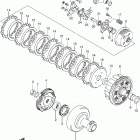 LT F250 Сцепление