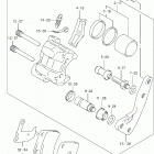 LT F250 Передние тормоза