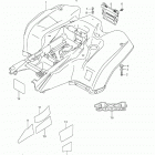 LT-A500X,Z Rear fender (lt-a500xzl3 e28)