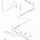 LT A400F,Z Задний тормоз