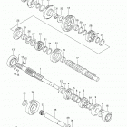 LT F400F,Z Трансмиссия 1