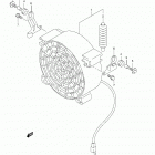 LT A400F,Z Вентилятор охлаждения